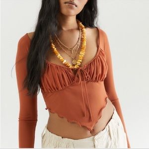 Urban Outfitters Babydoll Mesh shirt